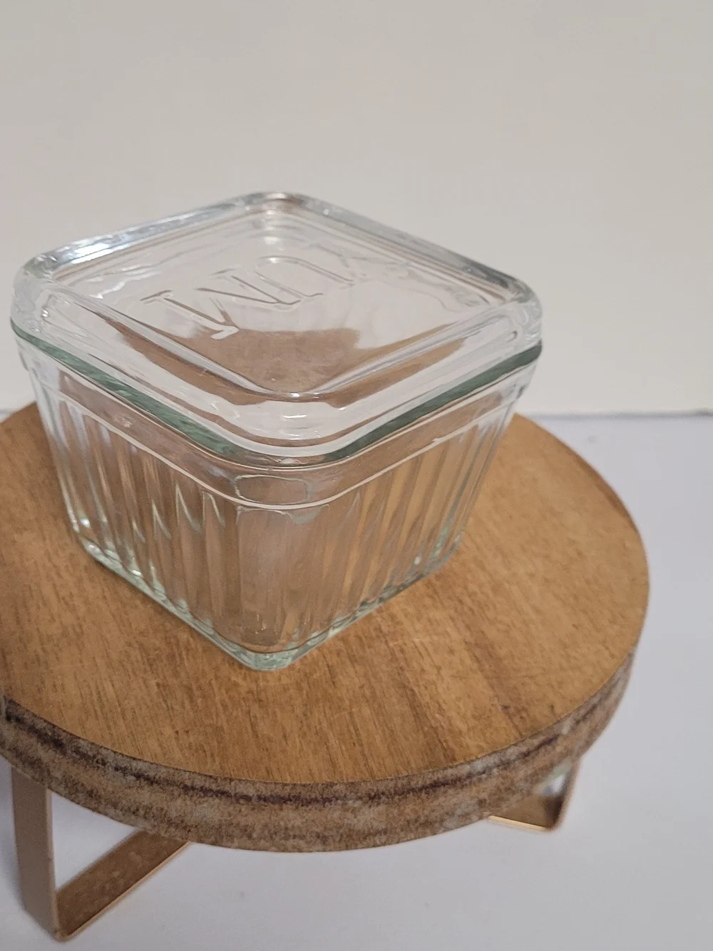 Depression Era Glass Refrigerator Box.